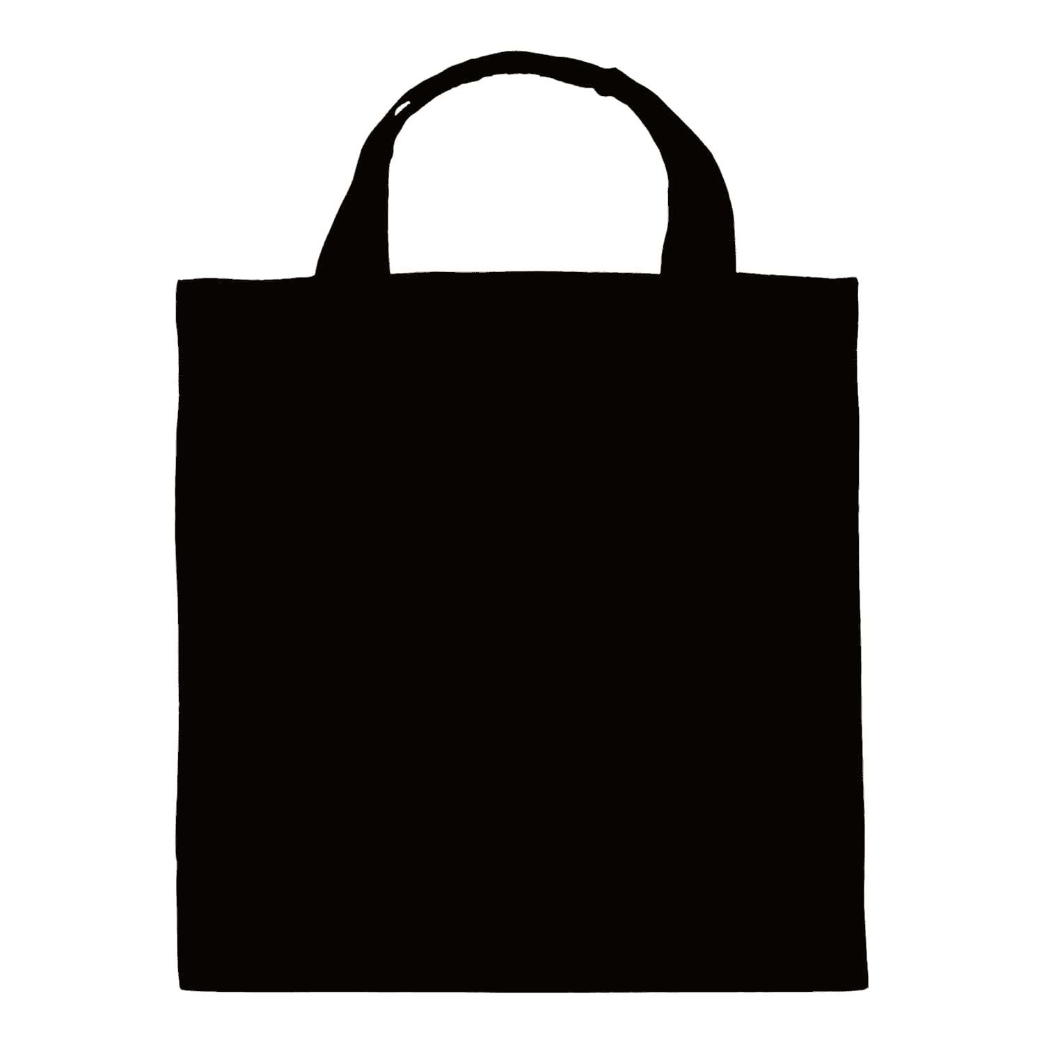 Black Calico Short Handle