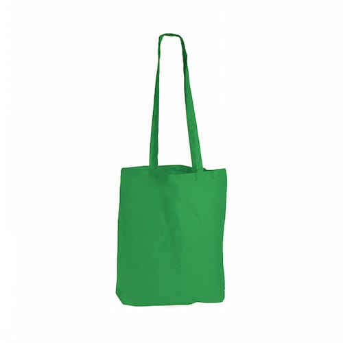 Boston Long Handle Coloured Calico Bag - PS4108 Image 