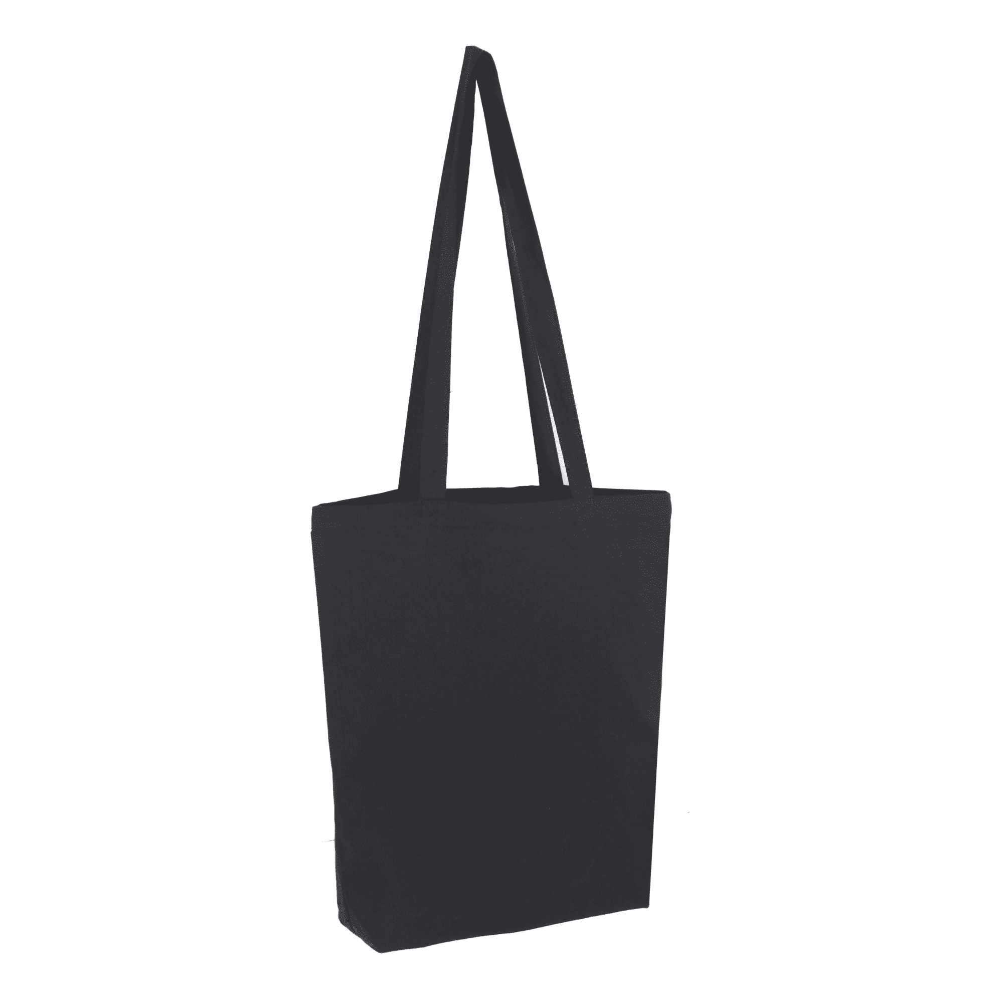 Alternative view of Long Handle Coloured Cotton Bag