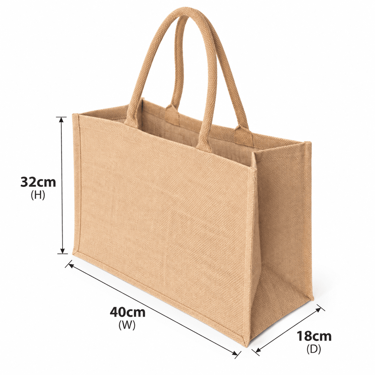 Laminated Jute Supermarket Bag