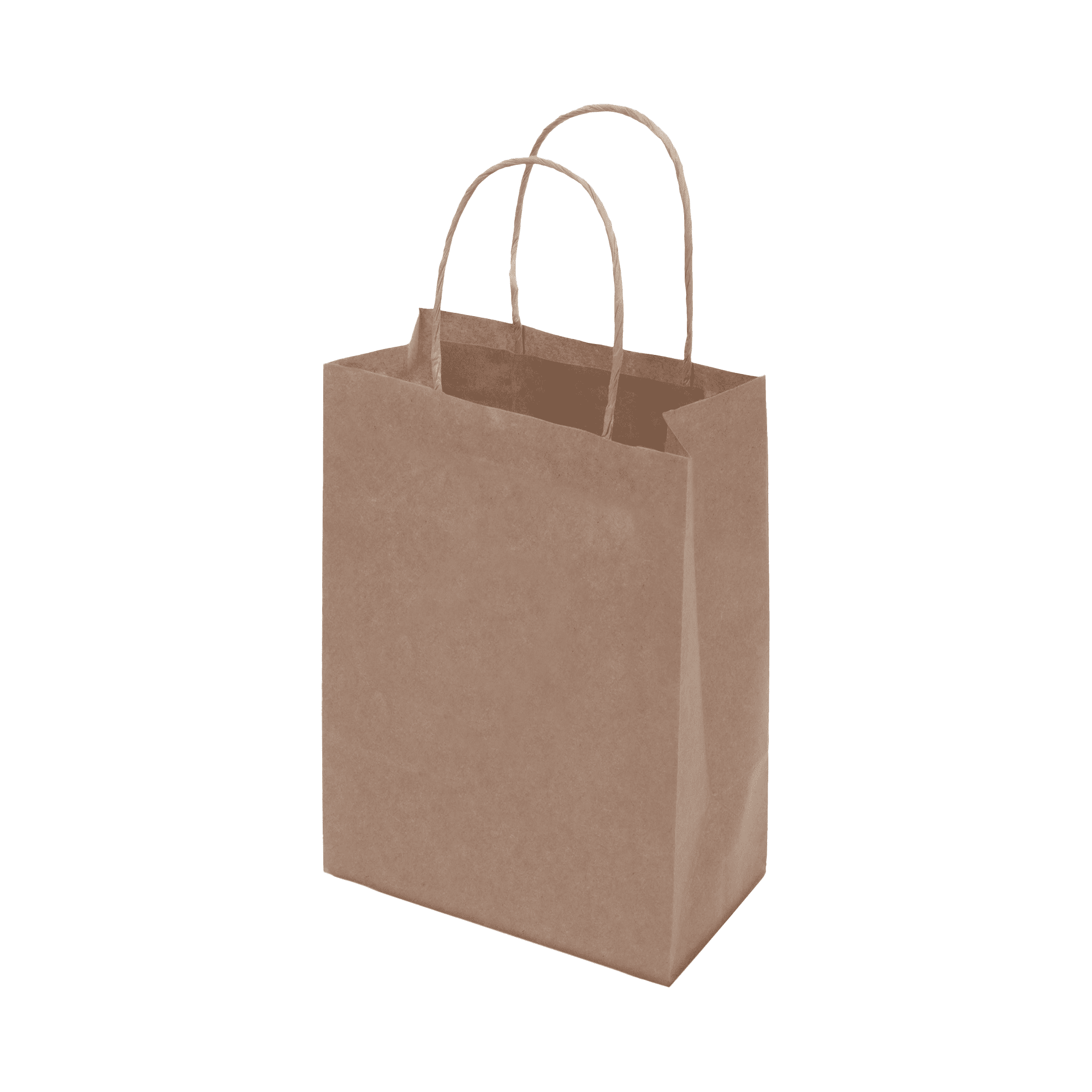 Alternative view of Kraft Paper Bag Brown Small Includes Twisted Paper Handle