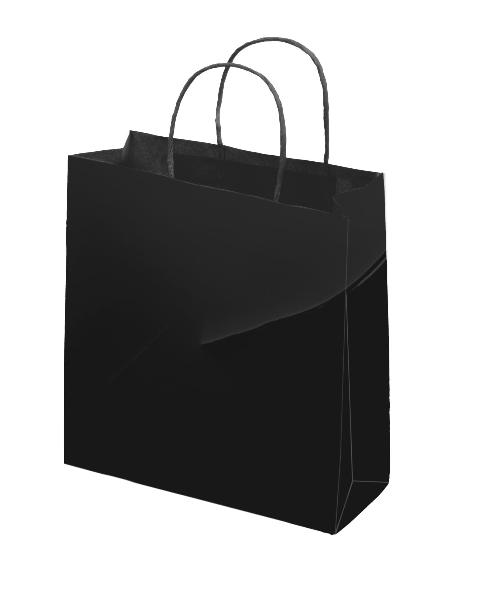 Full Colour Gloss Medium Laminated Bag Portrait With Rope Handle - PS4861 Image 