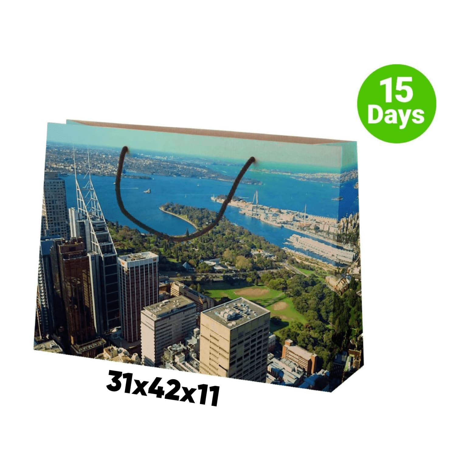 Full Colour Paper Bag Landscape - PS4870 Image 