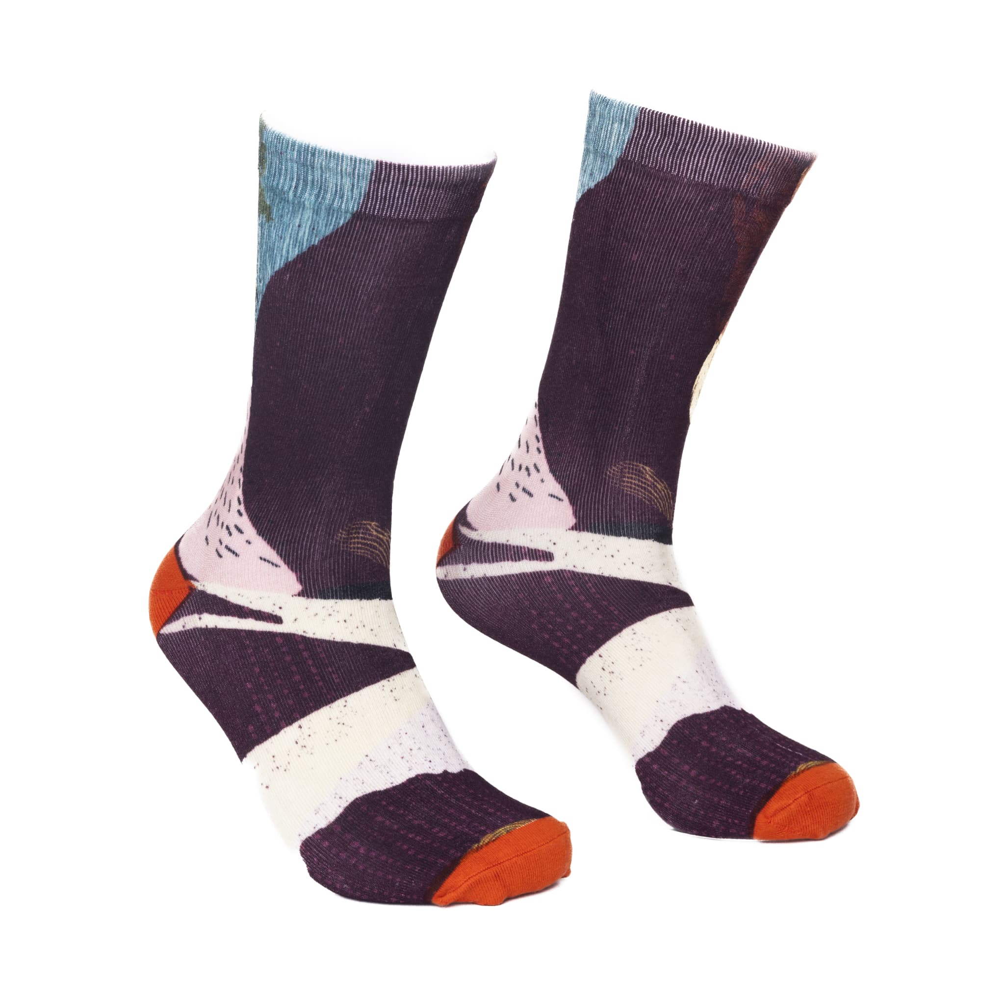 Snazzy Crew Sublimated Socks