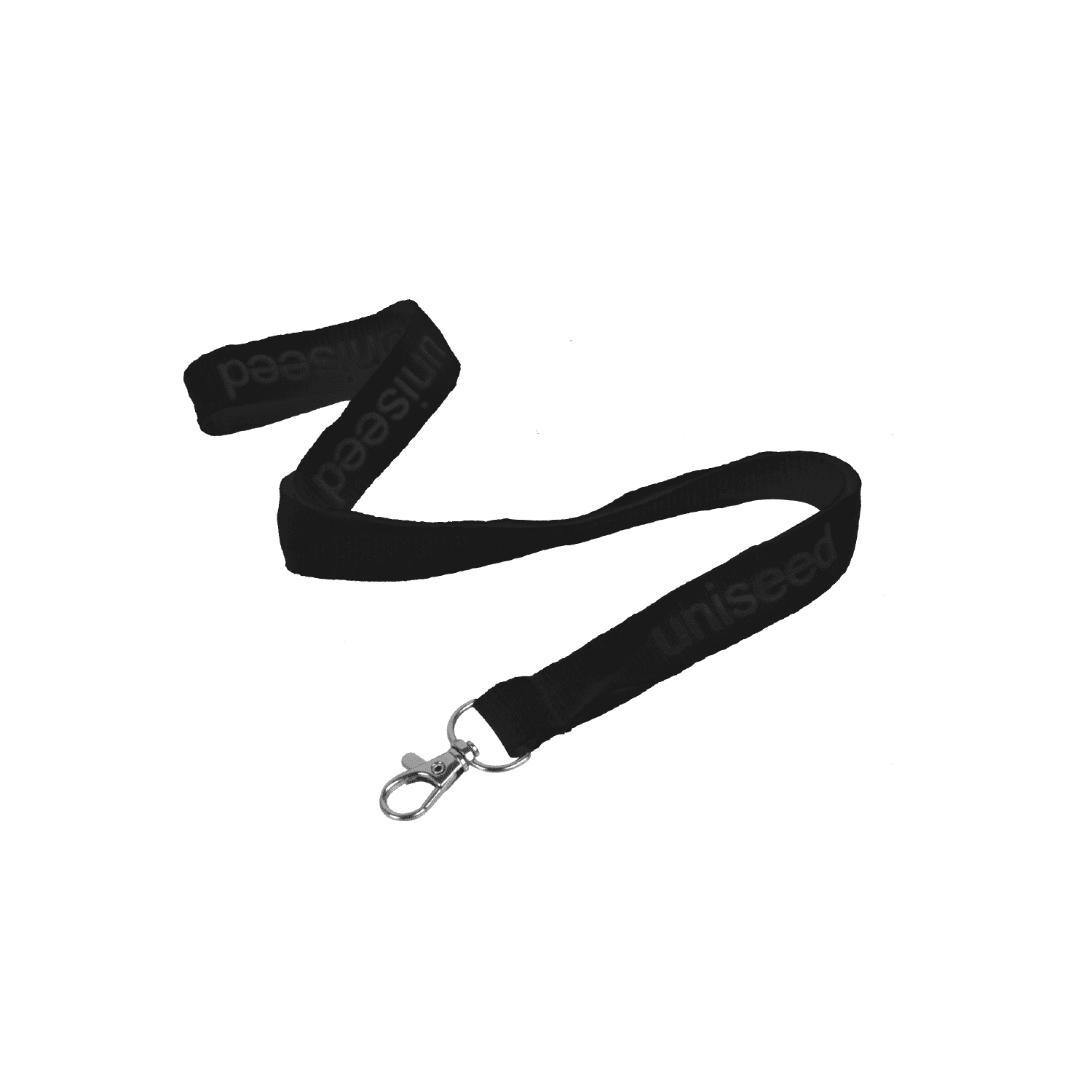 Alternative view of Flat Ribbed Lanyard 15mm Wide With Swivel Clip
