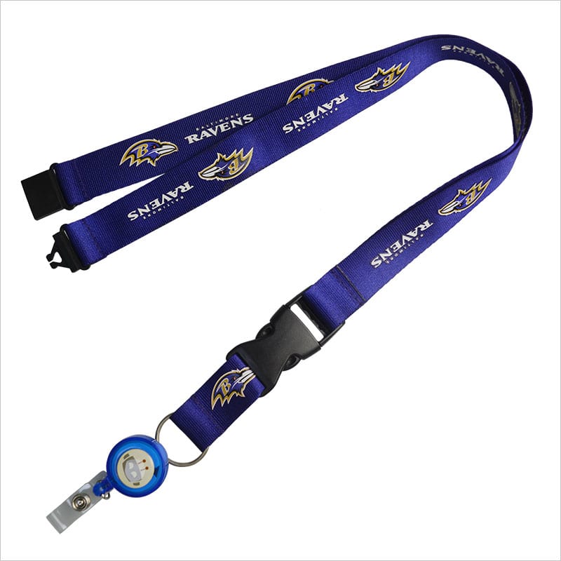 Lanyard 25Mm Wide With Retractable Budge Holder - PS6008 Image 