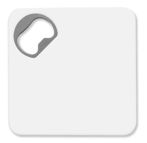 Square Coaster Bottle Opener - PS8401 Image 