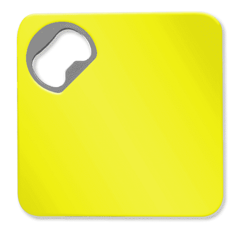 Square Coaster Bottle Opener - PS8401 Image 