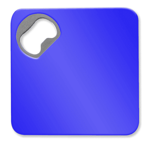 Square Coaster Bottle Opener - PS8401 Image 