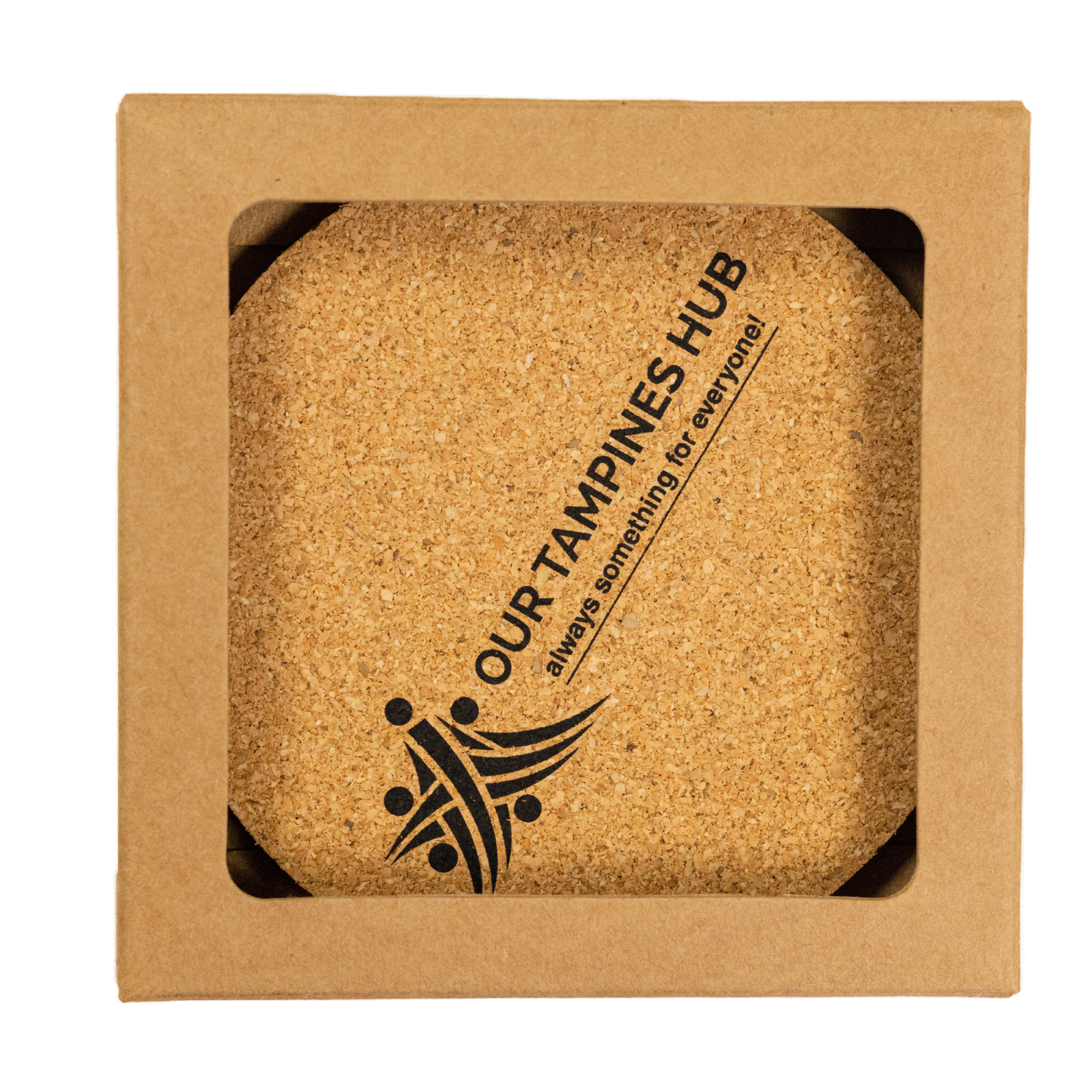 Cork Round Coaster - Set of 4 - PS8403 Image