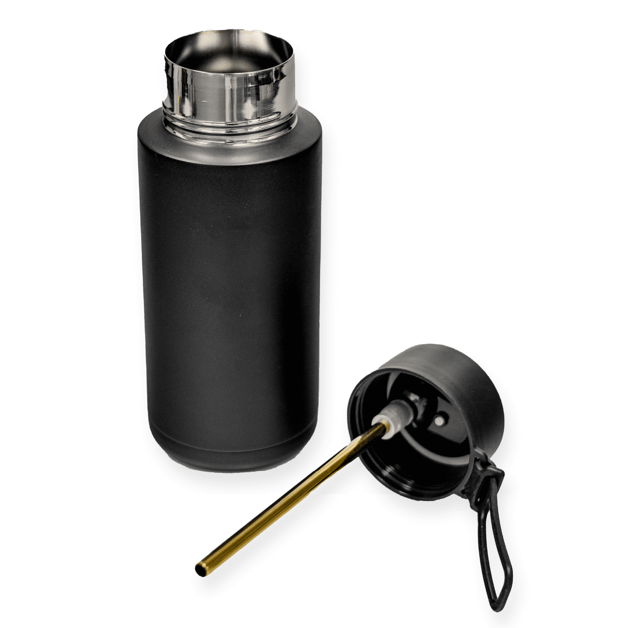 1L Stainless Steel Bottle with Silicone Handle - PS2028 Image 