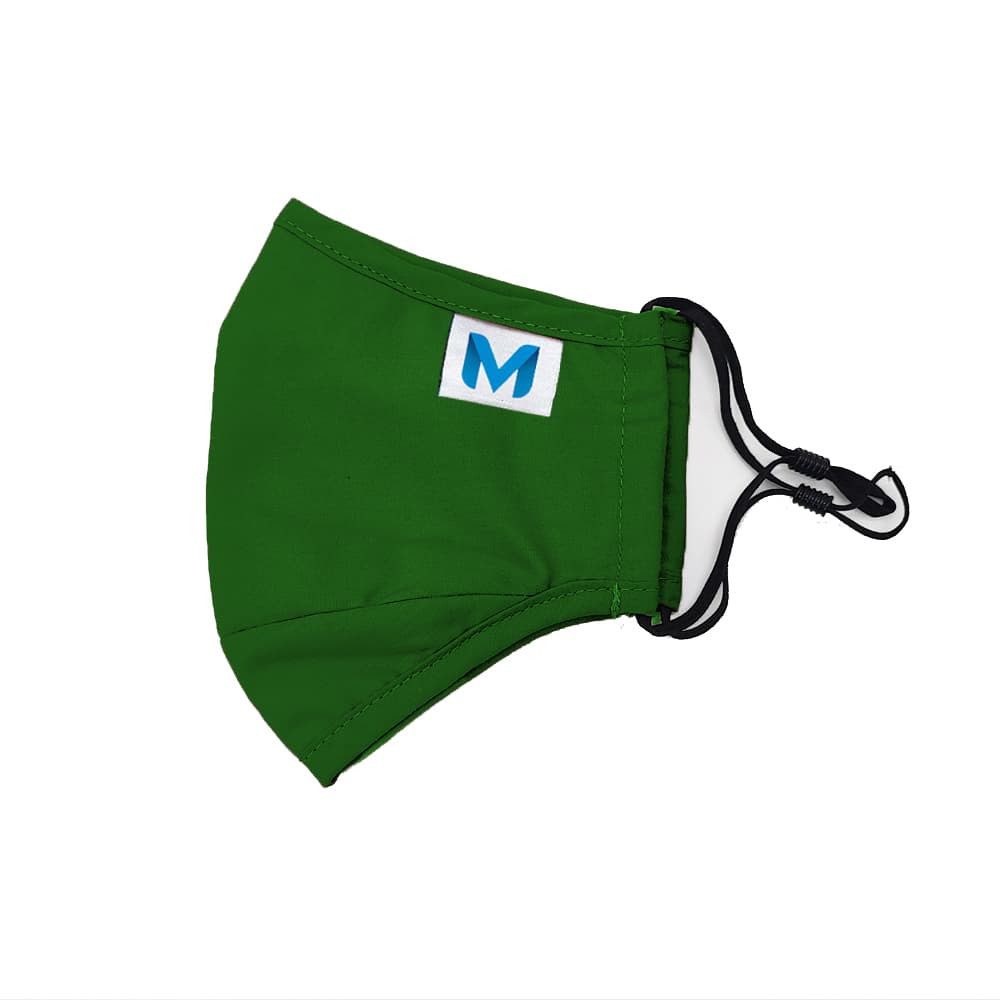 Kids Premium 3 Ply Cotton Mask With Woven Label - PSFM06 Image