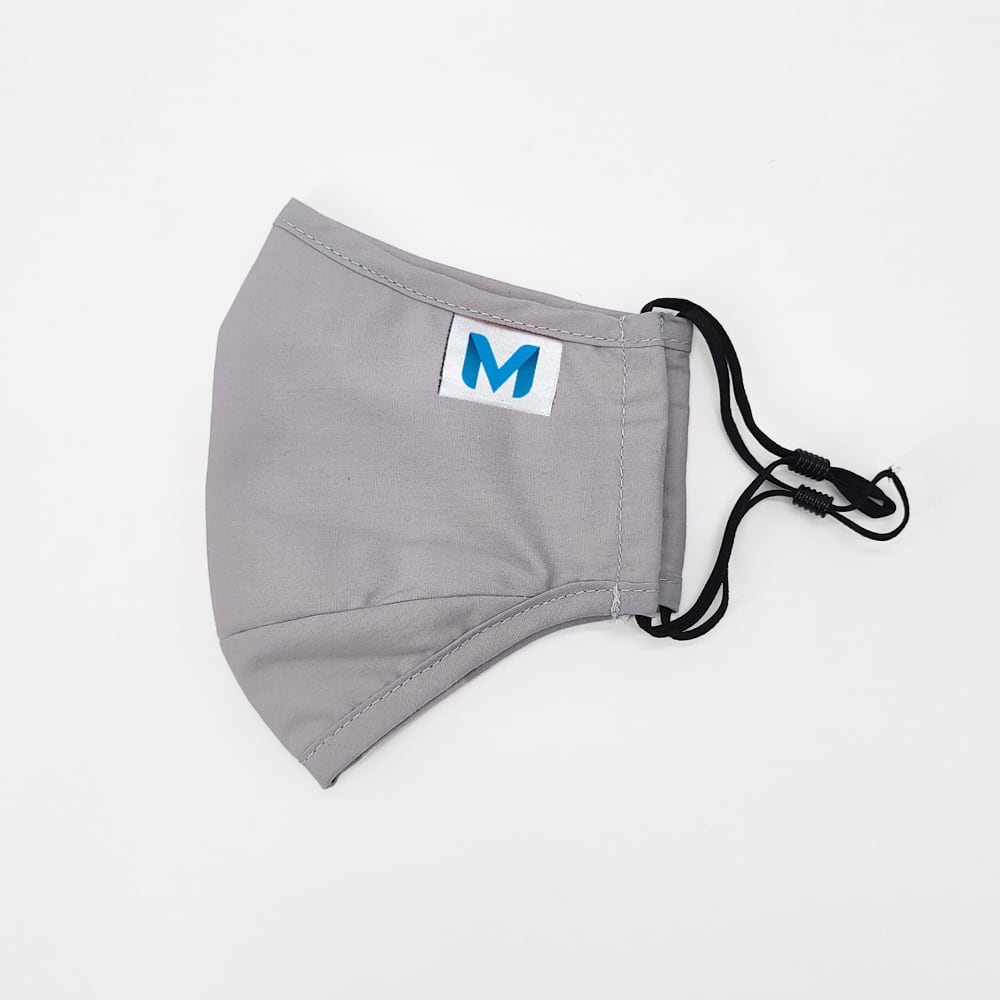 Kids Premium 3 Ply Cotton Mask With Woven Label - PSFM06 Image