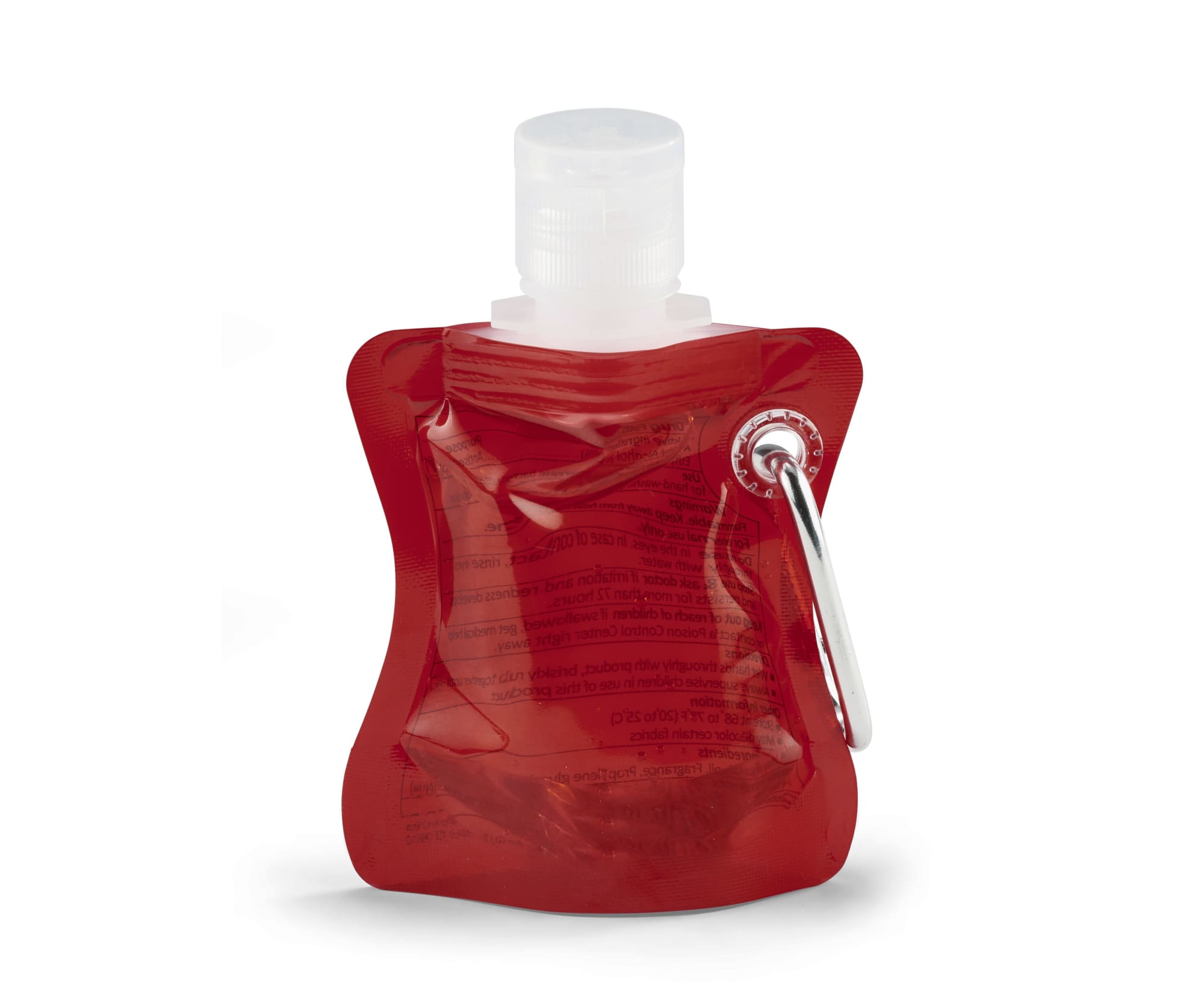 Soft Pack 30ml Hand Sanitiser With Carabiner Made In China - PSSPC30 Image