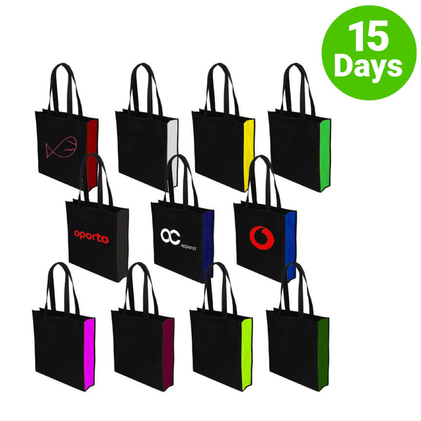 Two-Tone Tote Bag - PS4044 Image 