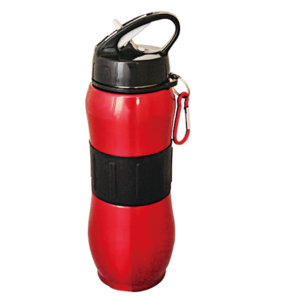 Alternative view of Hannah single wall stainless steel drink bottle