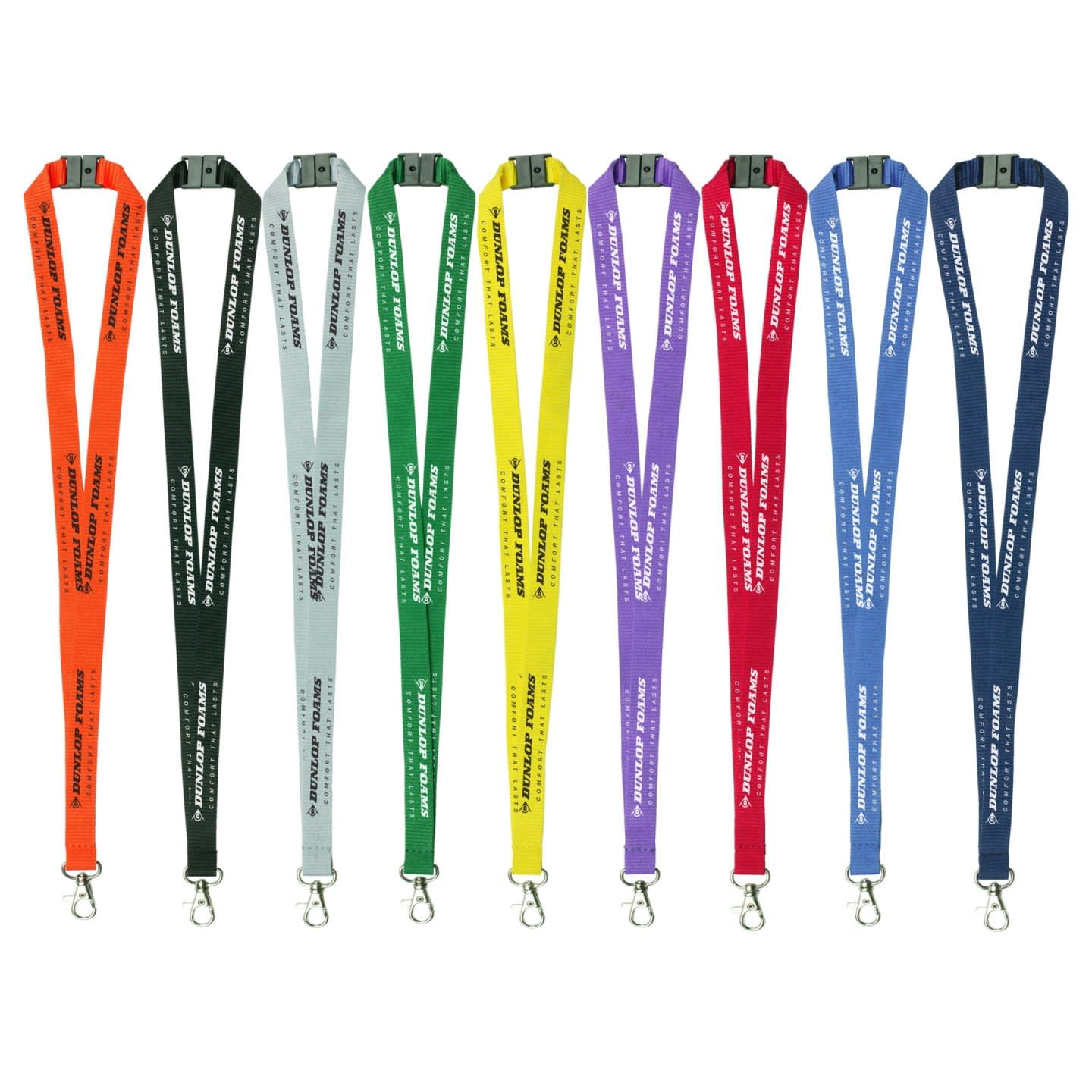 Polyester Ribbed Lanyards