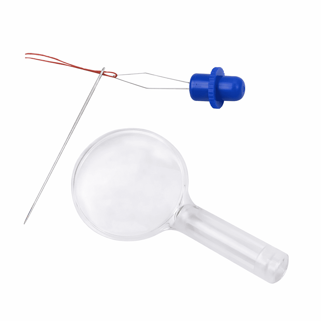 Magnifying Needle Threader Sewing Tool