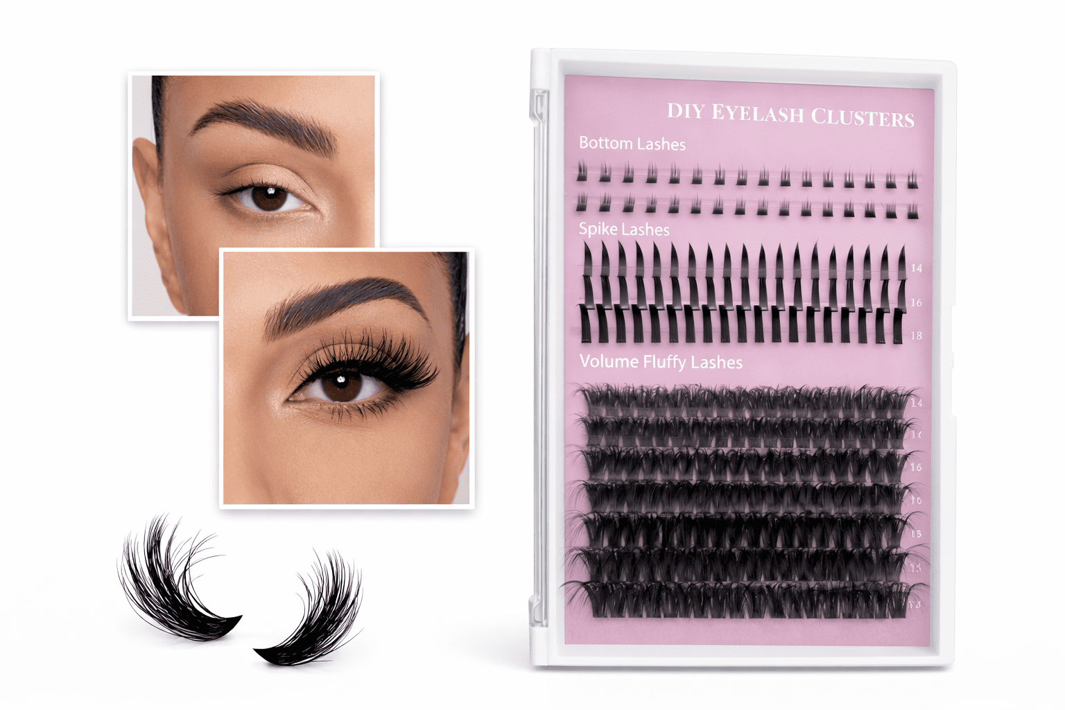 DIY Eyelash Clusters