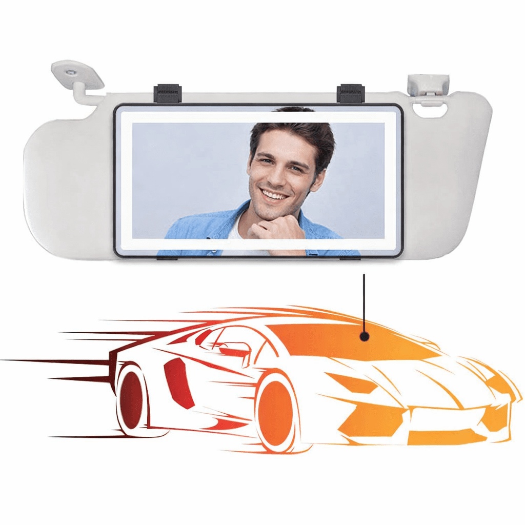 LED Car Sun Visor Makeup Mirror