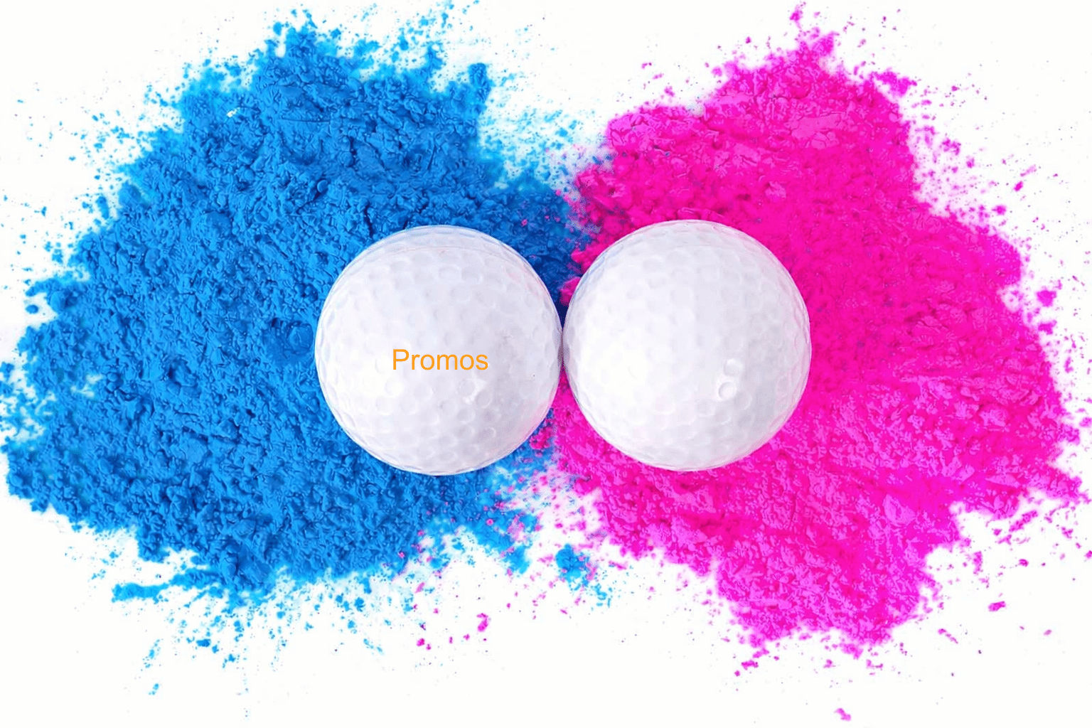 Gender Reveal Golf Balls Set with Color Powder