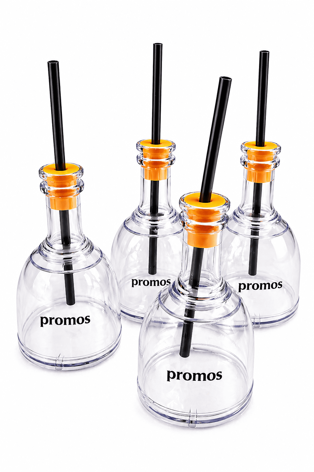 12 OZ Bottle Cup with Straw