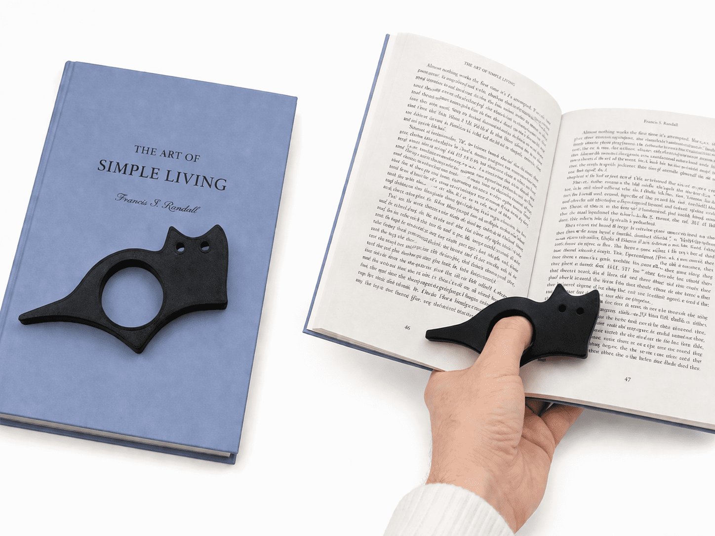 Cat Shape Finger Page Holder