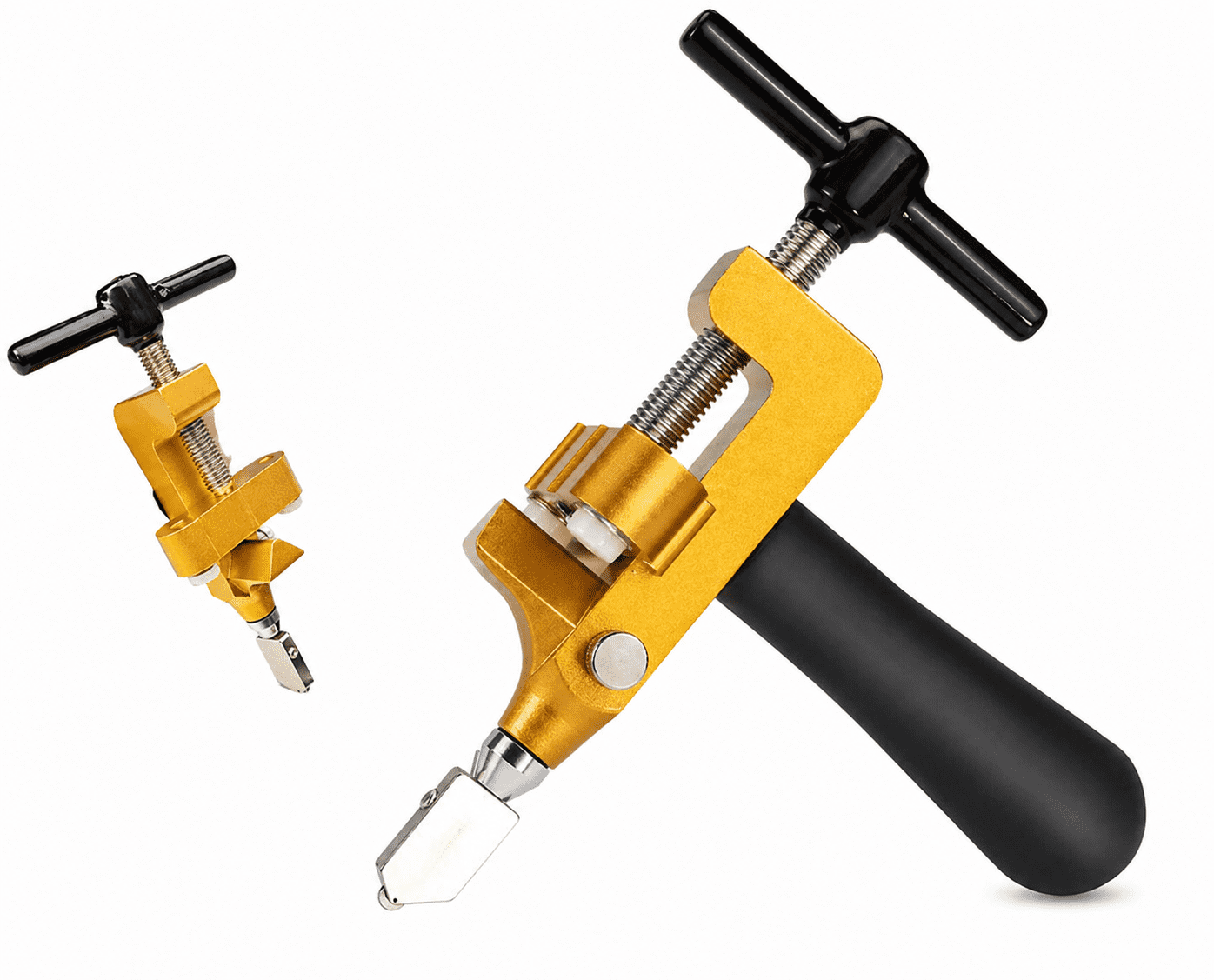 Tile Glass Cutter Clamp Tool with Adjustable Screw & Ergonomic Handle