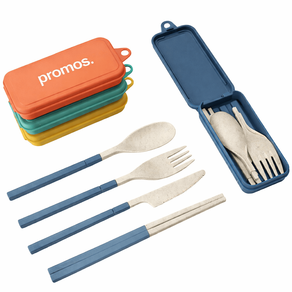 Portable Wheat Straw Cutlery Set