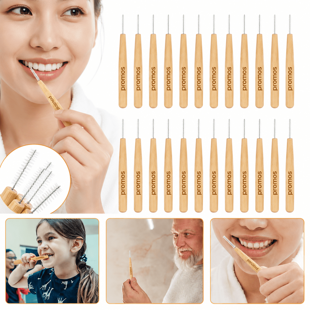 Bamboo Interdental Brush
