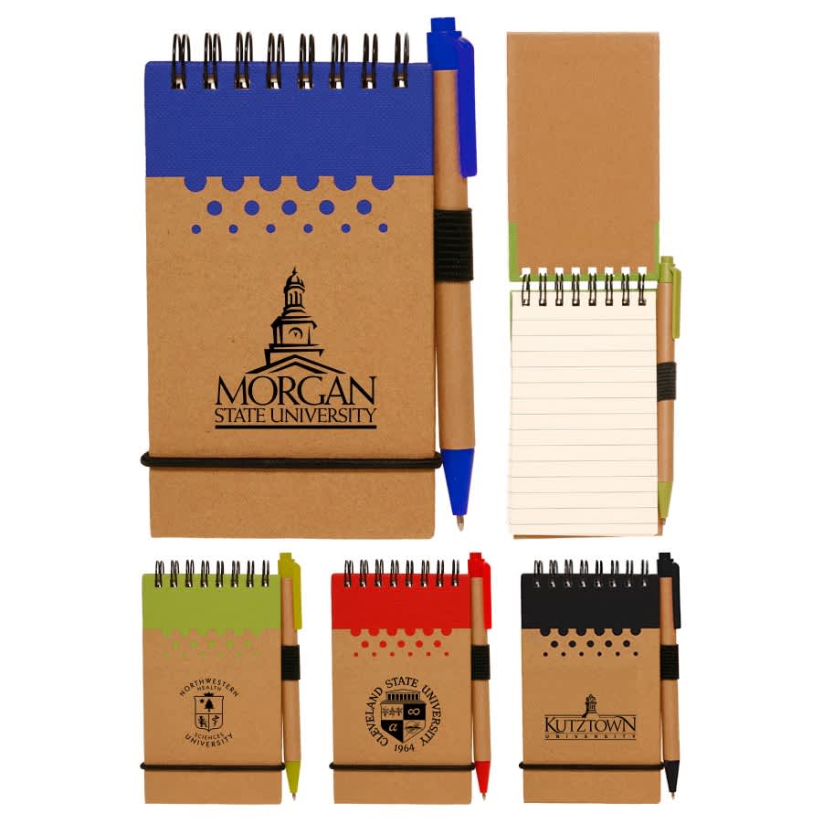 Spiral Notebook Jotter with Pen