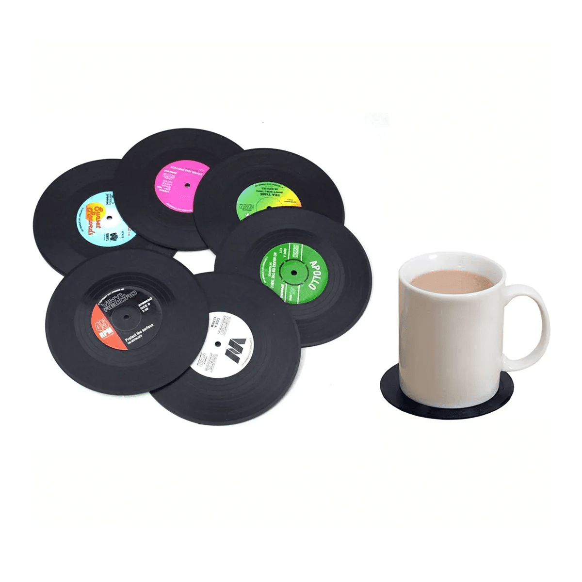 Vinyl Record Drink Coaster