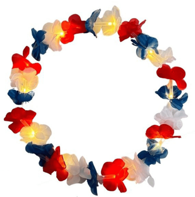 Patriotic Light Up Leis