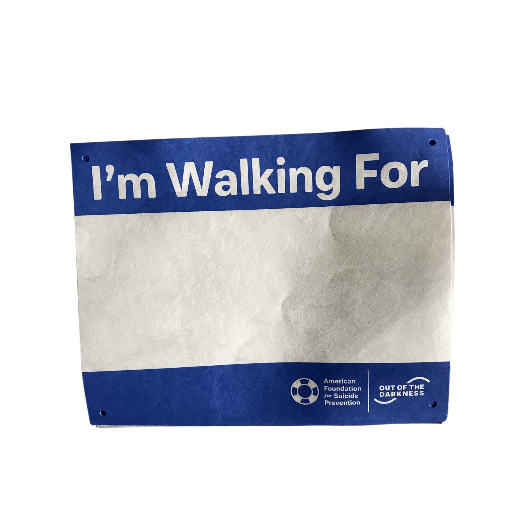 Marathon Race Number with Pin