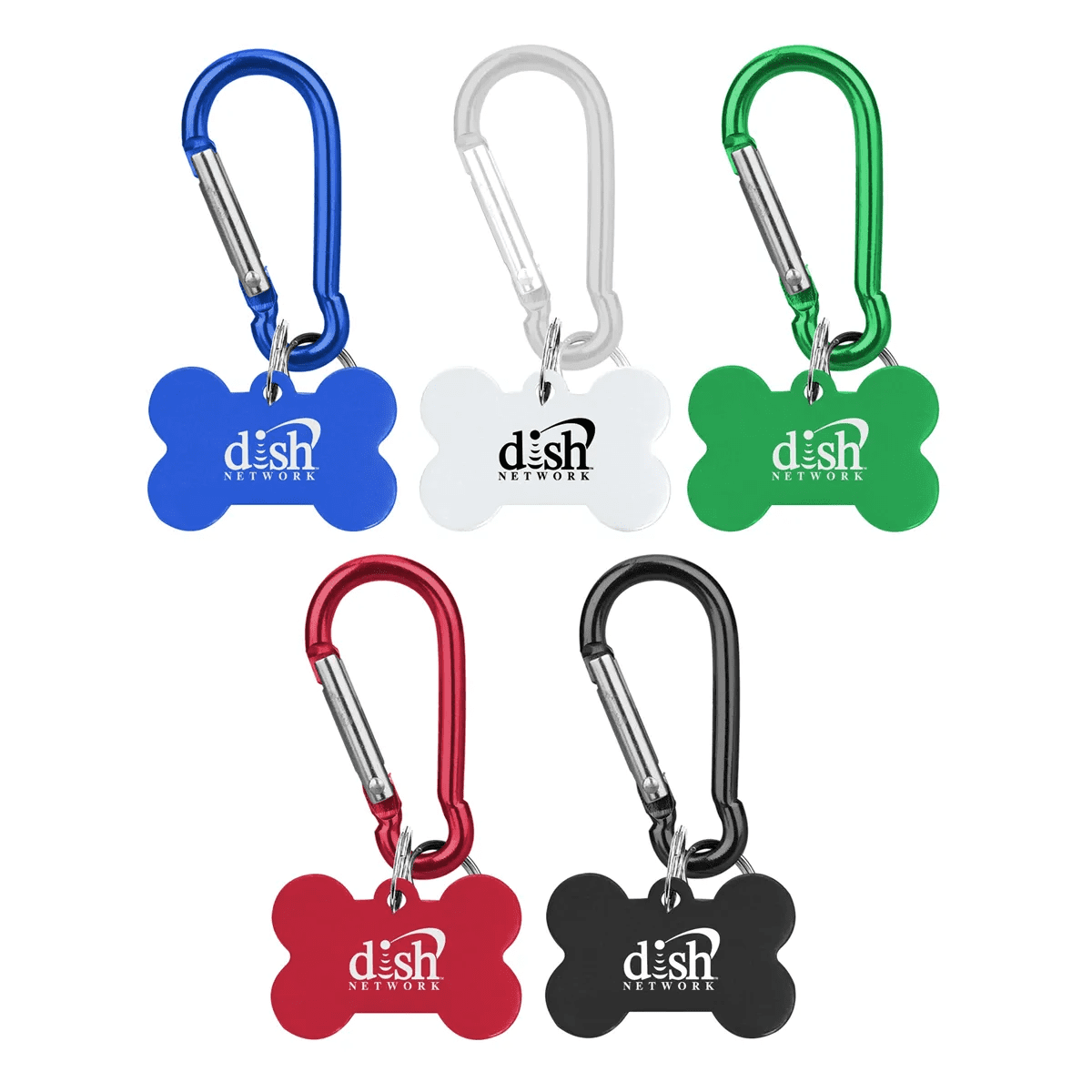 Aluminum Pet Tag with Carabiner