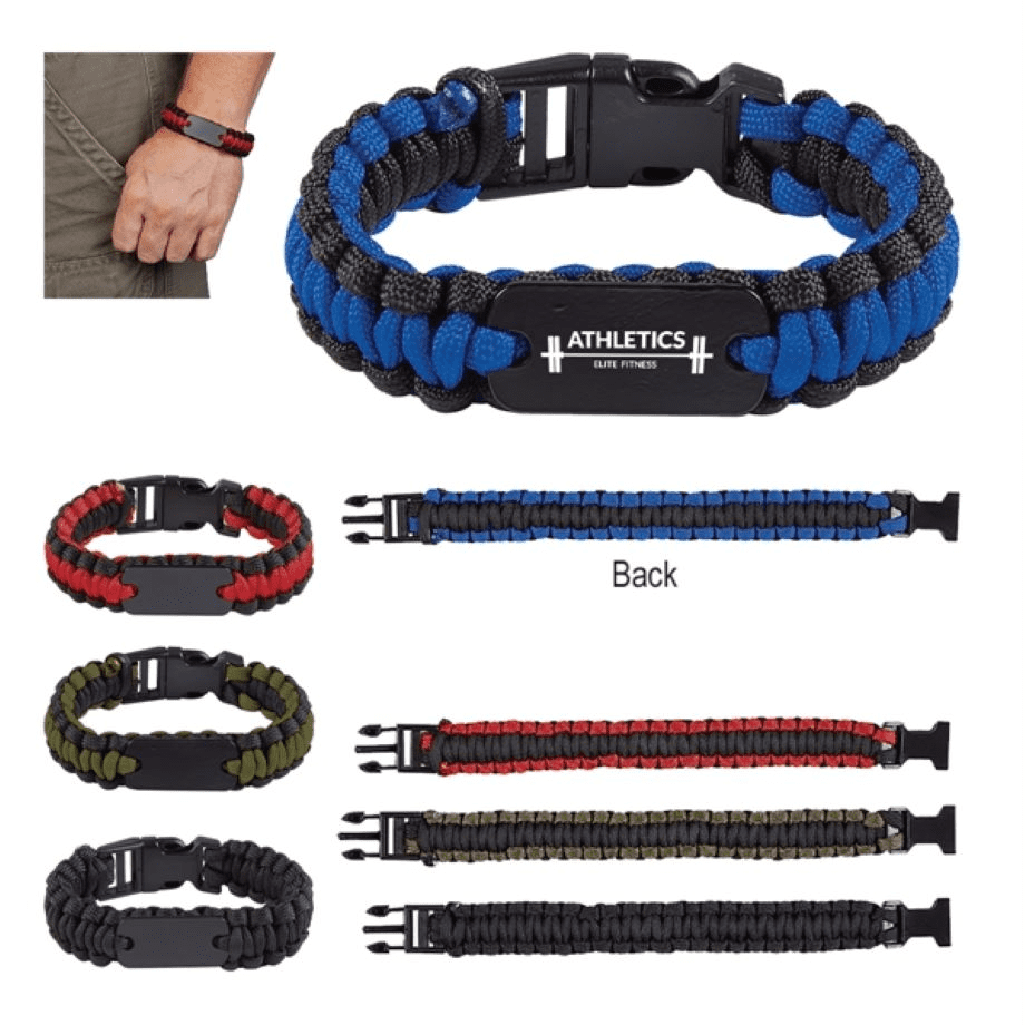 Paracord Bracelet With Tag