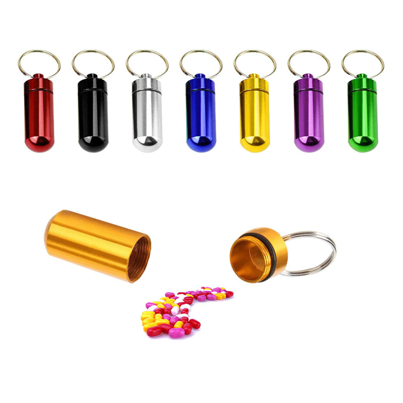 Pill Holder Keychain