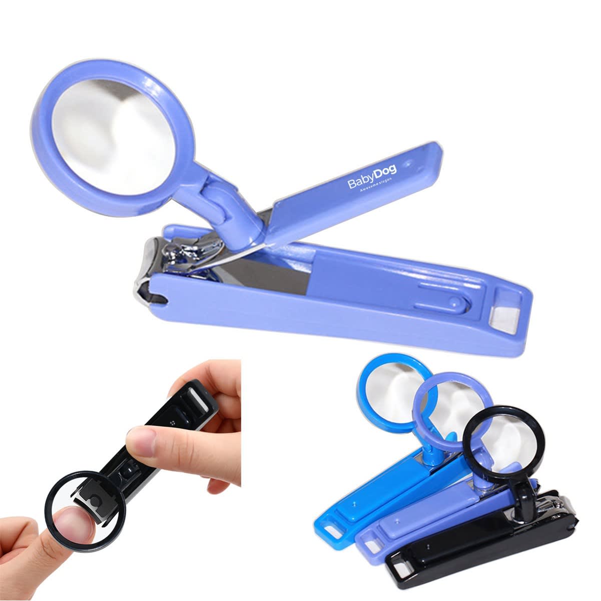 Nail Clipper with Magnifying Glass