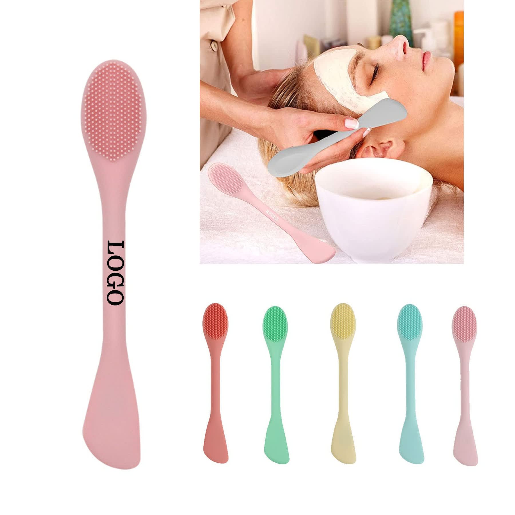 Double-Ended Silicone Face Mask Brush