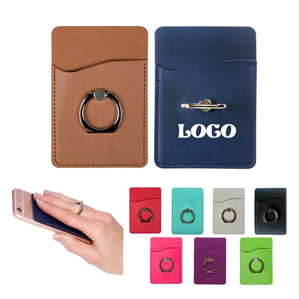 Phone Wallet with Ring Grip