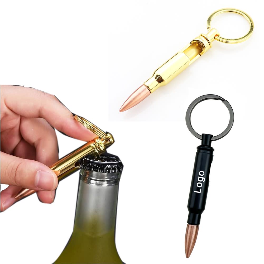 Bullet Bottle Opener Keychain