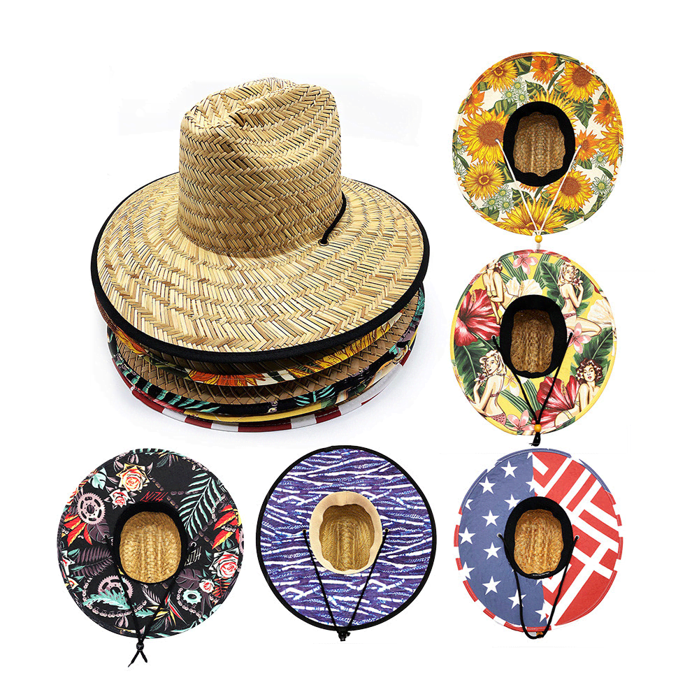 Wide Brim Beach Sun Straw Hat