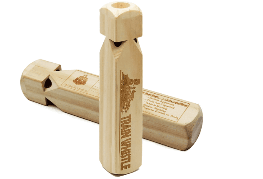 Wooden Train Whistle