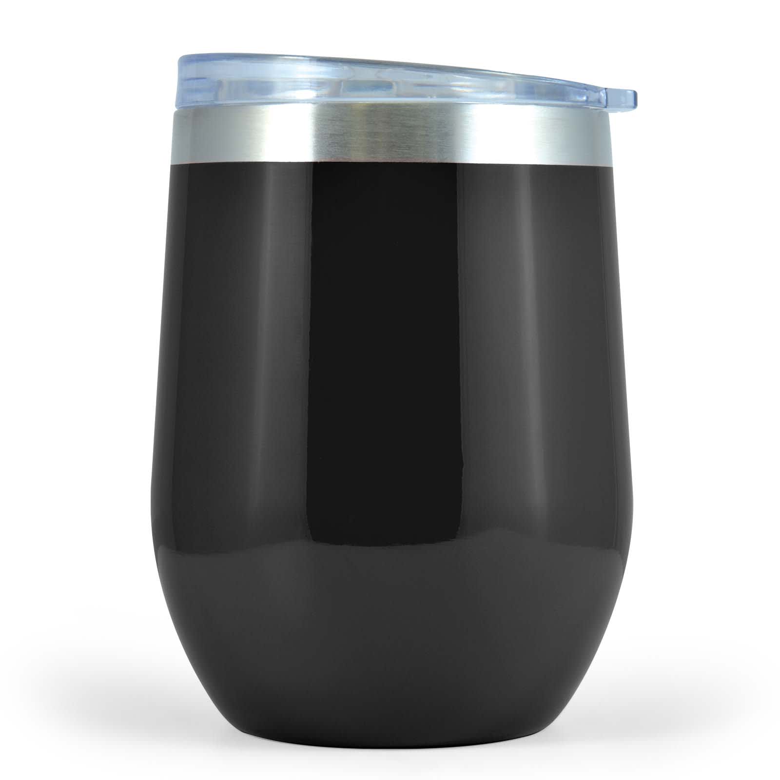 Cascade Coffee Cup – 320ml Double-Wall Vacuum Insulated Mug with Push Seal Lid, Splash-Proof Cover, BPA-Free Stainless Steel, Keeps Beverages Hot or Cold for 3 Hours, Custom Gloss Colours