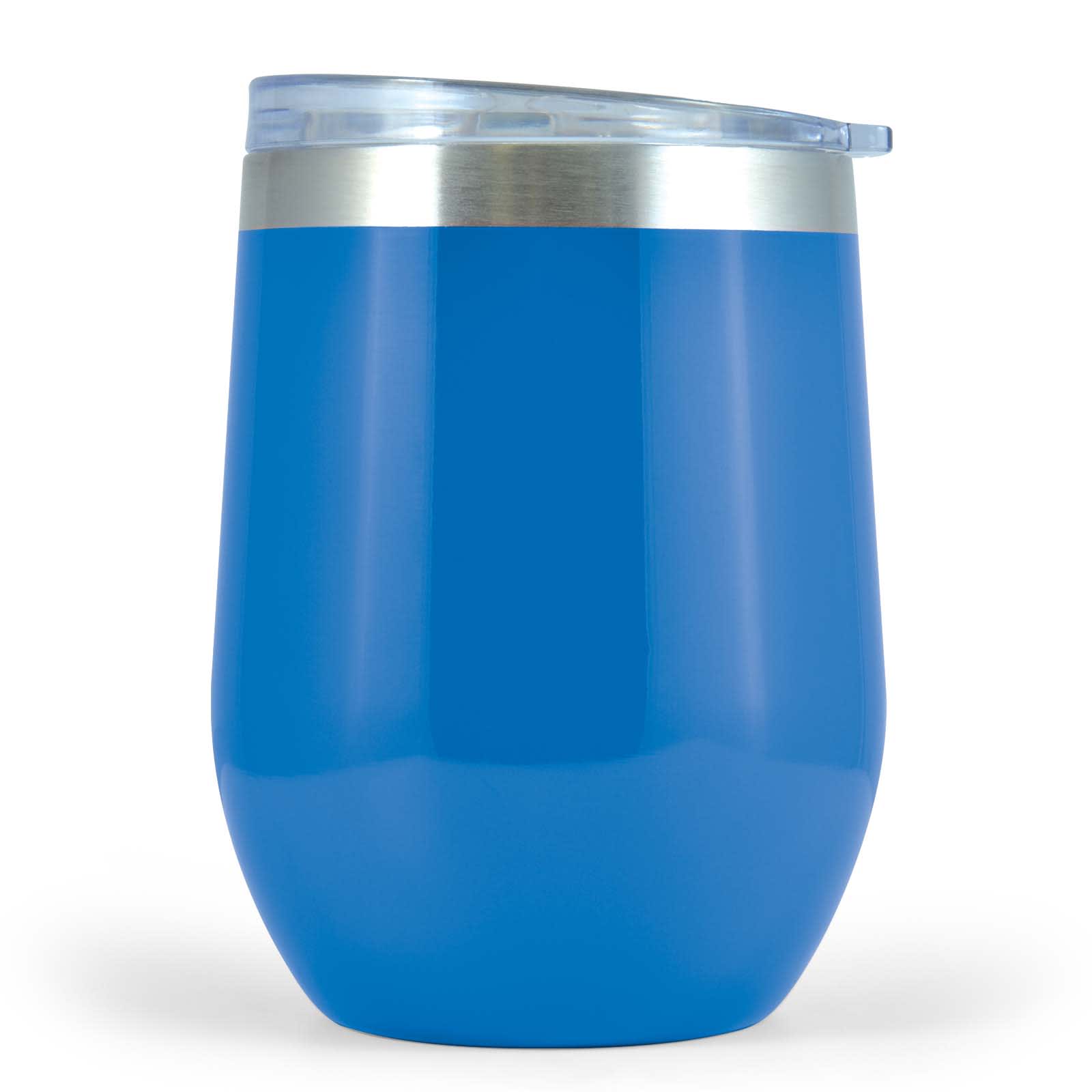Cascade Coffee Cup – 320ml Double-Wall Vacuum Insulated Mug with Push Seal Lid, Splash-Proof Cover, BPA-Free Stainless Steel, Keeps Beverages Hot or Cold for 3 Hours, Custom Gloss Colours