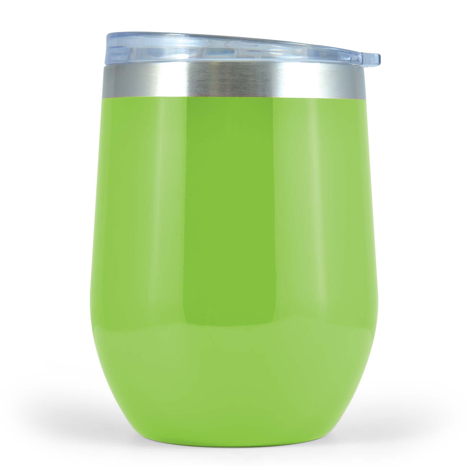 Cascade Coffee Cup – 320ml Double-Wall Vacuum Insulated Mug with Push Seal Lid, Splash-Proof Cover, BPA-Free Stainless Steel, Keeps Beverages Hot or Cold for 3 Hours, Custom Gloss Colours