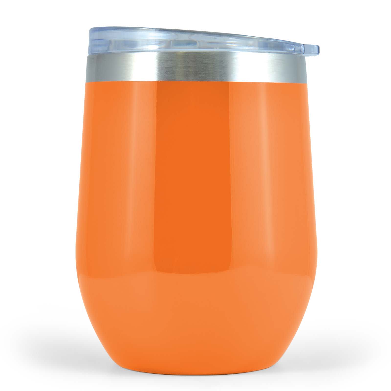 Cascade Coffee Cup – 320ml Double-Wall Vacuum Insulated Mug with Push Seal Lid, Splash-Proof Cover, BPA-Free Stainless Steel, Keeps Beverages Hot or Cold for 3 Hours, Custom Gloss Colours