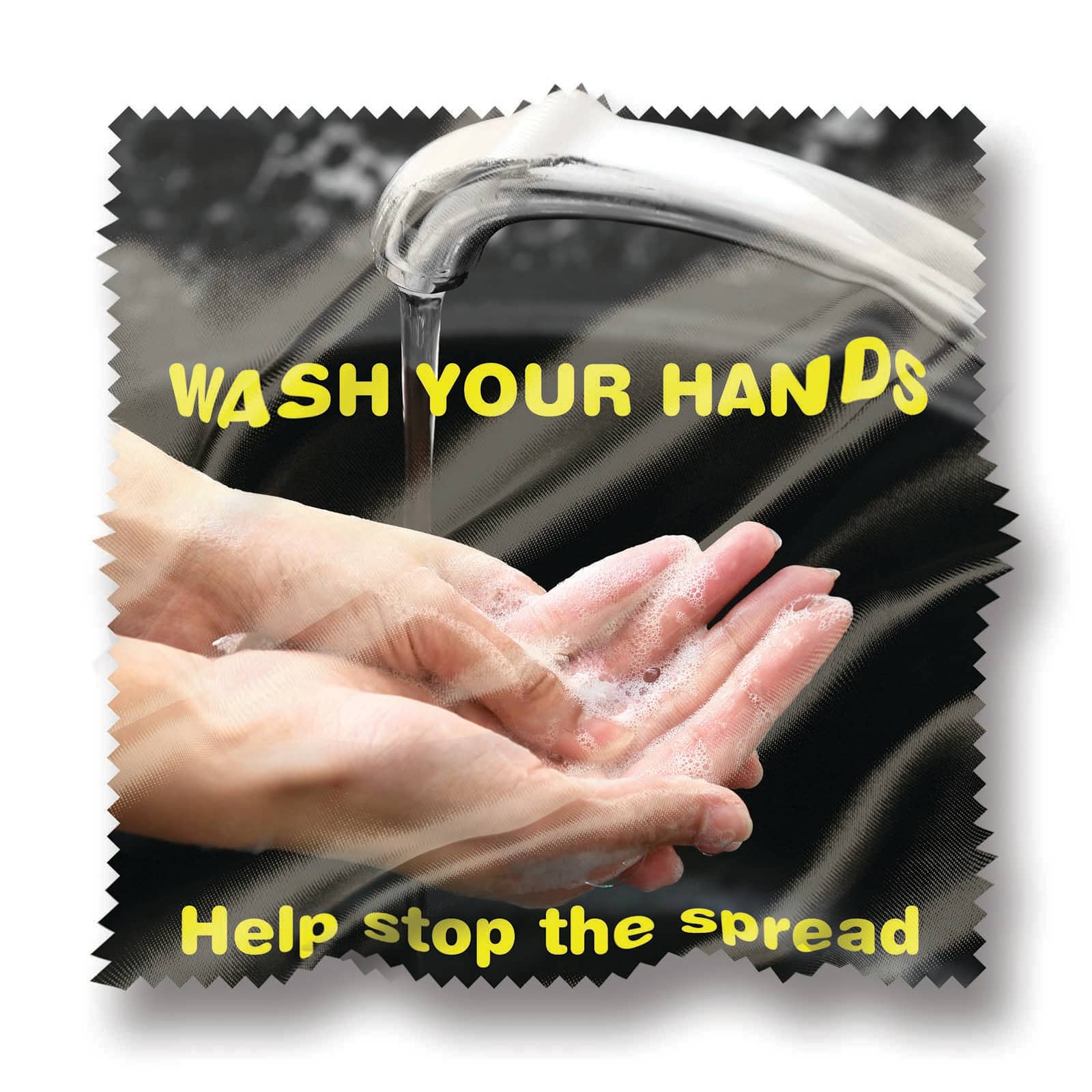 Zig Zag Economy Microfibre Lens Cloth - LL1410 Image 