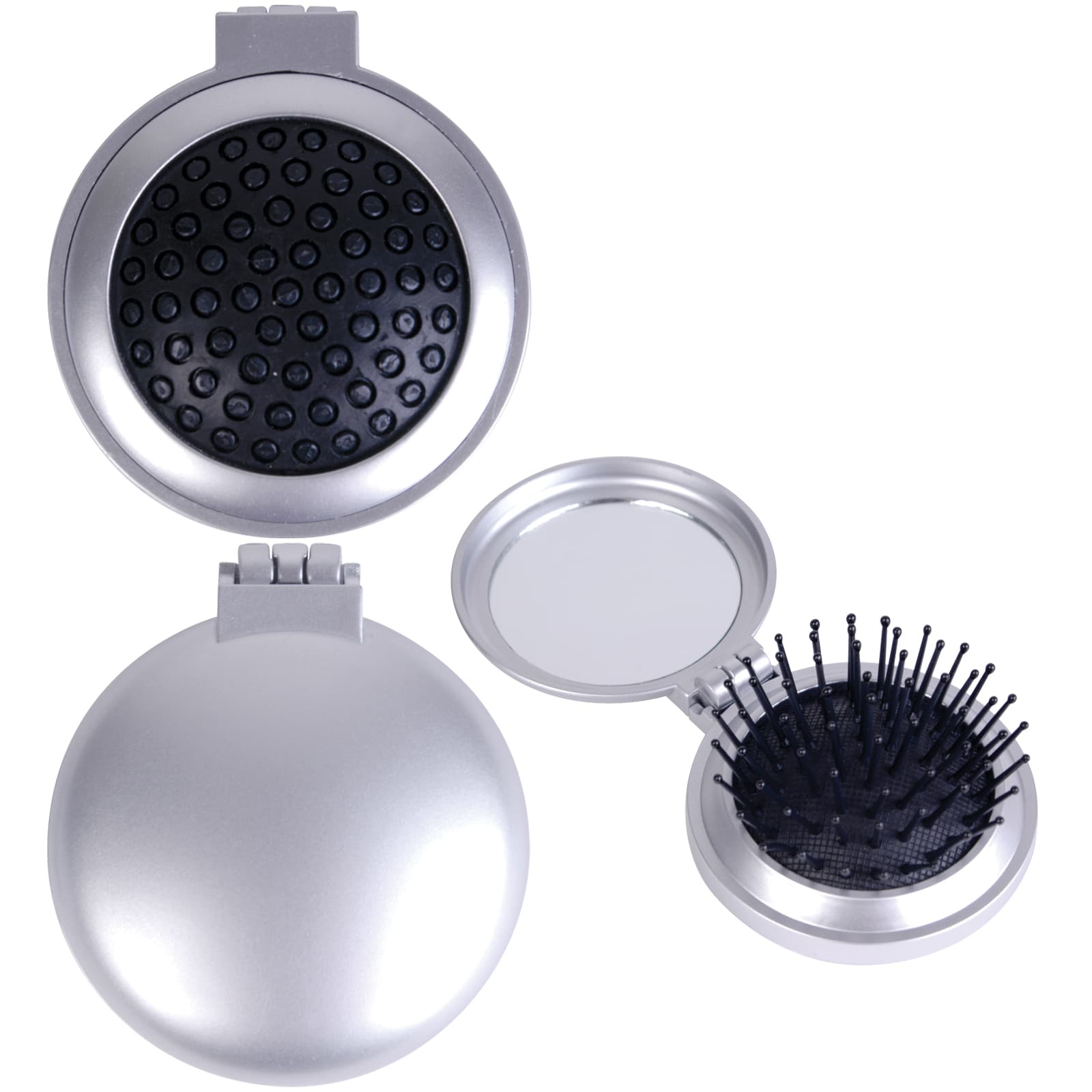 Compact Pop Up Brush / Mirror Set Modern Promotions
