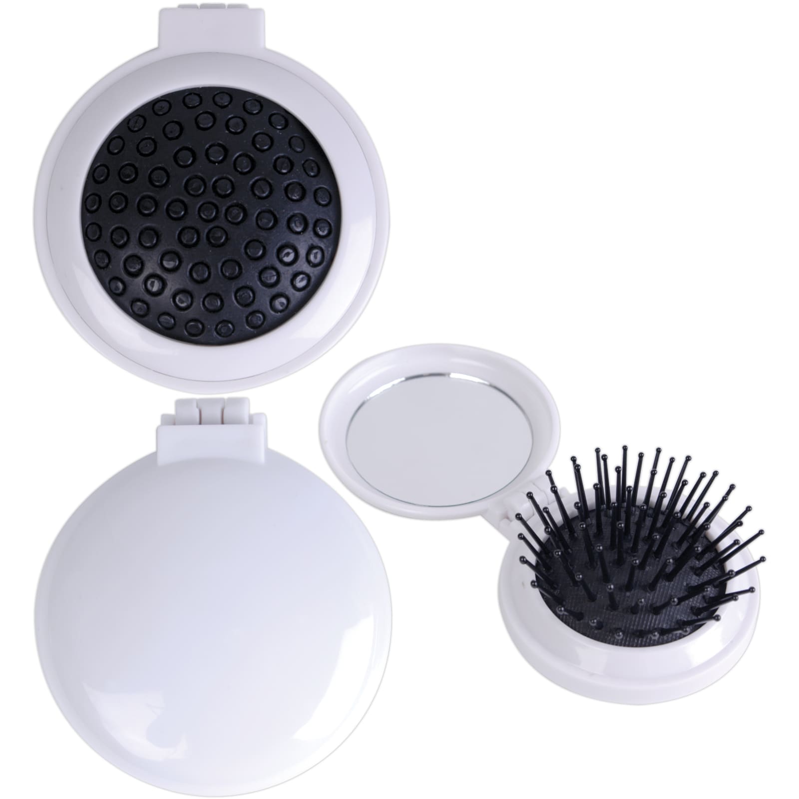 Compact Pop Up Brush / Mirror Set Modern Promotions